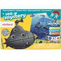 Miniland- On The Go: Sea Mistery Juego magnético para niños- Multicolor (31973)